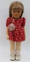Auktion 342 / Los 12041 <br>Mädchen-Puppe, Käthe Kruse, guter Zustand, H-37cm.