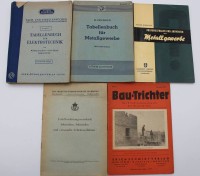 Auktion 342 / Los 3013 <br>5x div. Literatur, Arbeitstechnik, älter
