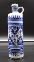 Flasche, Raam Delfts Blauw, Blaumalerei in Unterglasur, H-ca. 27cm.