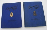 Auktion 372<br>Sammelalben, Olympia 1936, 1. u. 2. Band, je kompl.