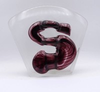 Auktion 369<br>Steckvase o.&auml;., 18x15cm