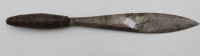 Auktion 342 / Los 16057 <br>altes Wurfmesser, wohl Nordafrika, L-28cm.
