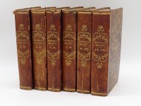 Auktion 342 / Los 3056 <br>Shakspeare's dramatische Werke, Wilh. v. Schlegel und Ludwig Tieck. Dritte Auflage. 6 Bücher, 1-12 Bände
