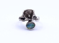 Los 1002 <br>Ring mit Opal, Silber 835/000, 5,1g. RG 53