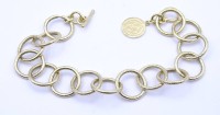 Auktion 343 / Los 1004 <br>Silber Armband - vergoldet, 925/000, L. 21cm, 18,9g.