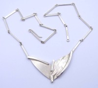 Auktion 343 / Los 1006 <br>Lapponia Halskette, Silber 925/000, L. 51cm, 23,5g.