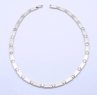 Auktion 343 / Los 1015 <br>Massive Silber Halskette "Esprit", Silber 925/000, L. 45cm, 48g.