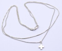 Los 1021 <br>"Esprit", Halskette, Silber 925/000, 2-reihig, L. 43cm, 7,9g.
