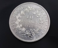 Auktion 343 / Los 6012 <br>10 Francs 1968