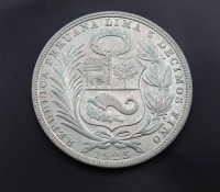 Auktion 343 / Los 6015 <br>5 Decimos 1923 Peru