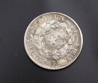 Auktion 343 / Los 6020 <br>20 Cent 1866 Chile
