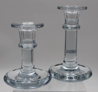 Los 10000 <br>Paar Leuchter, Holmegaard, Venus, ca. H-16,8cm u. 13,3cm.