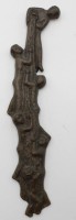 Auktion 343 / Los 15004 <br>figürliches Wandrelief, wohl Bronze, L-23,5cm.