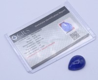 Los 1042 <br>Dunkelblauer Tansanit Cabochon, 25ct.