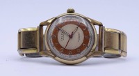 Auktion 343 / Los 2012 <br>Herren Armbanduhr "Telix", mechanisch, Werk läuft, Alters- und Gebrauchsspuren