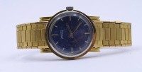 Auktion 343 / Los 2013 <br>Herren Armbanduhr "Flora", mechanisch, Werk läuft, Alters- und Gebrauchsspuren