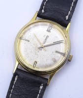 Auktion 343 / Los 2016 <br>Armbanduhr "FAB" DE Luxe, mechanisch, Werk läuft, Alters- und Gebrauchsspuren
