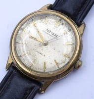 Auktion 343 / Los 2020 <br>Armbanduhr "Nivada", mechanisch, Werk läuft, Alters- und Gebrauchsspuren