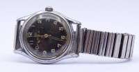 Auktion 343 / Los 2021 <br>Armbanduhr "REX", mechanisch, Werk läuft, Alters- und Gebrauchsspuren