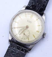 Auktion 343 / Los 2022 <br>Armbanduhr "Stahel", mechanisch, Werk läuft