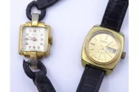 Auktion 372<br>2x Damen Armbanduhren, mechanisch, Werke laufen