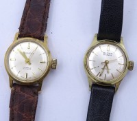 Los 2038 <br>2x Damen Armbanduhren, automatik, Werke laufen