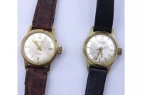 Auktion 372<br>2x Damen Armbanduhren, automatik, Werke laufen
