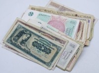 Los 6026 <br>Konvolut div. Geldscheine aus aller Welt, 68 St&uuml;ck