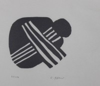 Auktion 343 / Los 5005 <br>Karl EHLERS (1904-1973), Litho, Nr. 20/100, ungerahmt, BG 29,7 x 21cm.