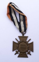 Auktion 343 / Los 7004 <br>Kriegsteilnehmerkreuz 1914 1918 an Band