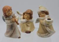 Los 9019 <br>3x div. kl. Goebel-Weihnachtsengel, ca. H-10,2cm.
