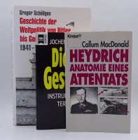 Auktion 343 / Los 3013 <br>Drei div. Bücher, Weltpolitik, Gestapo und Anatomie eines Attentats