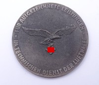 Auktion  / Los 7012 <br>Medaille f&uuml;r ausgezeichnete Leistungen im technischen Dienst der Luftwaffe , D. 75mm