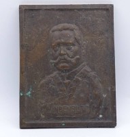 Los 15047 <br>Plakette, "Hindenburg", G.B. 35 Her-Ma, 16,5x13cm