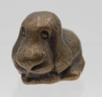 Los  <br>kl. Bronze-Hund, ca. H-3,5cm.