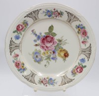 Los  <br>Anbietteller, ZehScherzer, florales Dekor, D-24,5cm.