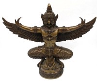 Auktion 343 / Los 15510 <br>Bronze Garuda, H-32 cm, B-37 cm, feine Ausführung