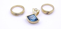 Los  <br>3 Teile Pierre Lang, goldfarben, RG 50 u. 49