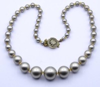 Los  <br>Kunststoff Halskette, Modeschmuck, L. 58cm