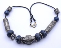 Los  <br>Modeschmuck Halskette, Kunststoff, L. 53cm