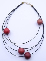 Los  <br>Modeschmuck Halskette, L. 46cm
