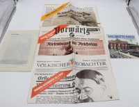 Los 7041 <br>3x Zeitungsnachdrucke, 1x LP, Bild