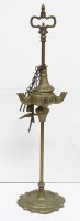 Auktion 500017 / Los  <br>Öllampe, Messing, H. 53cm