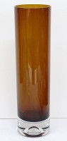 Auktion 500017 / Los  <br>Hohe braune Glasvase, H. 37,5cm