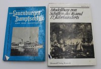 Auktion 343 / Los 3029 <br>Die Lauenburger Dampfschiffe und ihre Nachfolger u. Modellbau von Schiffen des 16. und 17. Jahrhunderts, Gebrauchsspuren