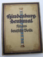 Los 3031 <br>Hindenburg Denkmal f&uuml;r das deutsche Volk, 1922, Alters-u. Gebrasuchsspuren