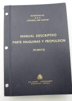 Auktion 343 / Los 3035 <br>Romphielos A.R.A. General San Martin - Manual Descriptivo Parte Maquinas y Propulsion, o.J.