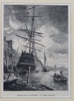 Los 5036 <br>Stich, Jungfrau Lucia von Gl&uuml;cksstadt, ger./Glas, RG 35 x 28cm.