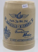 Auktion  / Los  <br>Bierkrug, Nagold-Eisberg, älter, H-12,5cm.