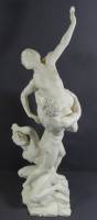 Auktion 344 / Los 15000 <br>Der Raub der Sabinerinnen, Figurenstatue nach Giambologna , H-41 cm, wohl Kunstmasse